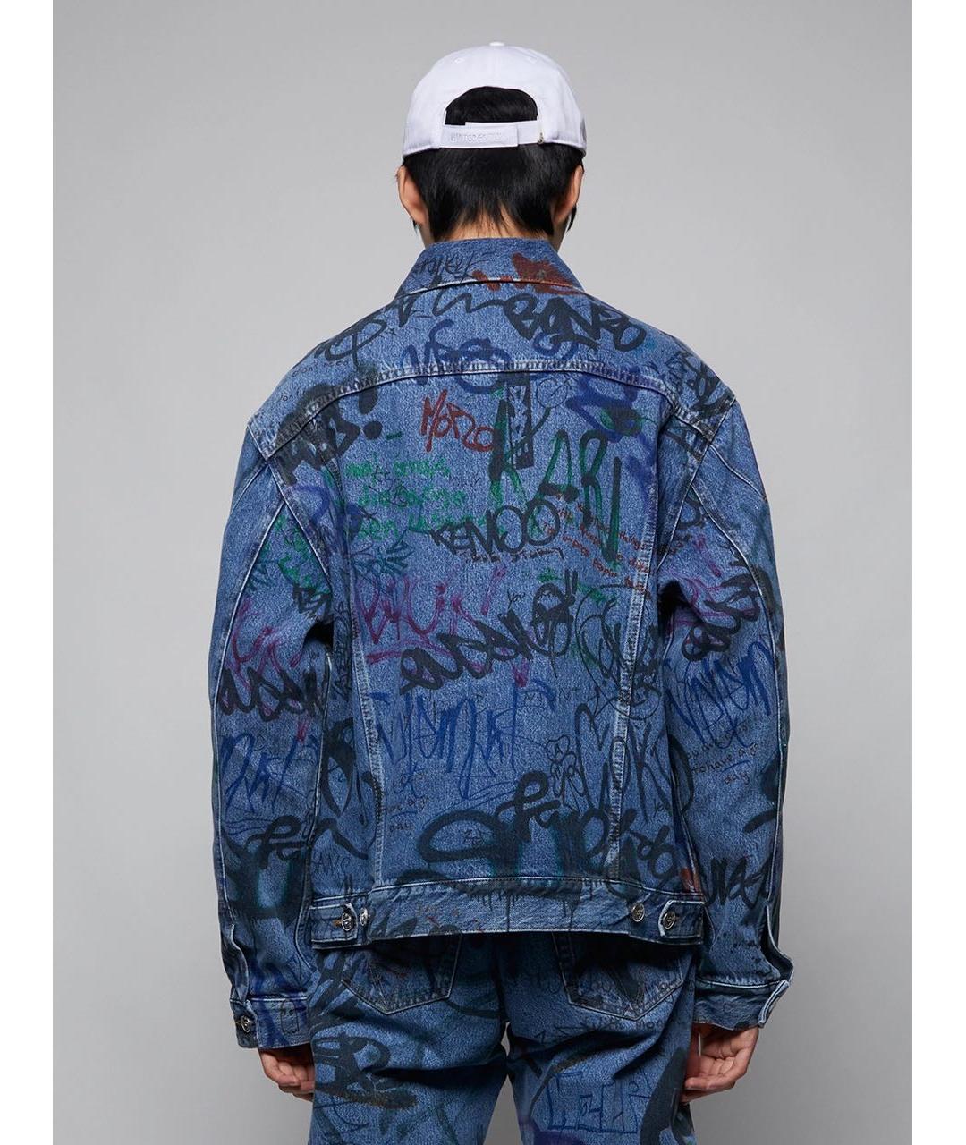 VETEMENTS Синий хлопковый пиджак, фото 5