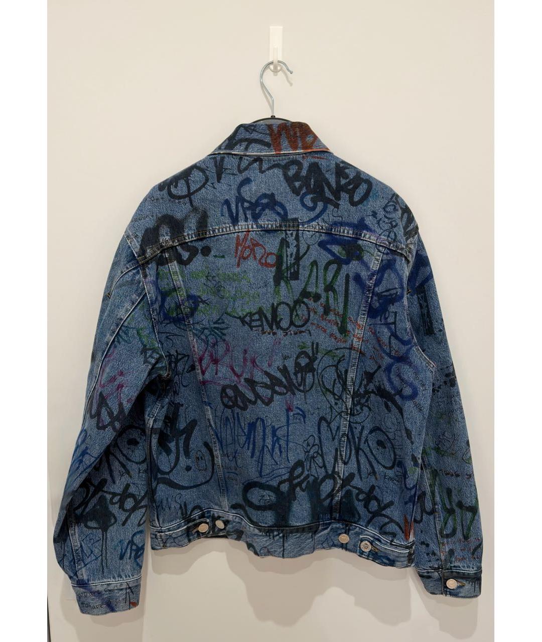 VETEMENTS Синий хлопковый пиджак, фото 3