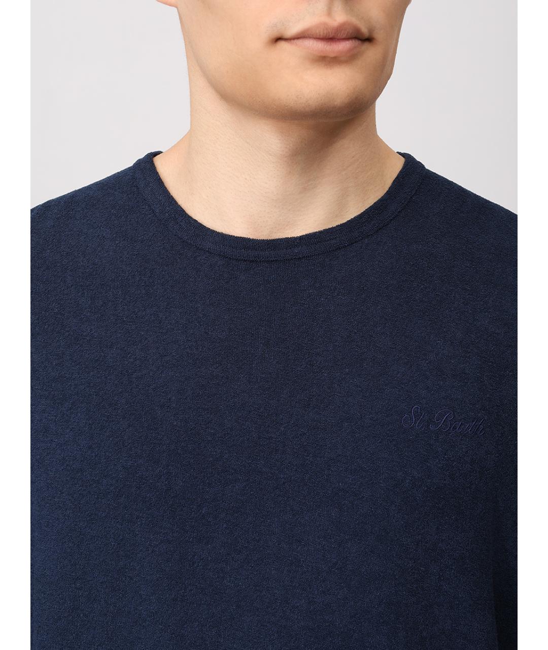 MC2 SAINT BARTH Синяя футболка, фото 4