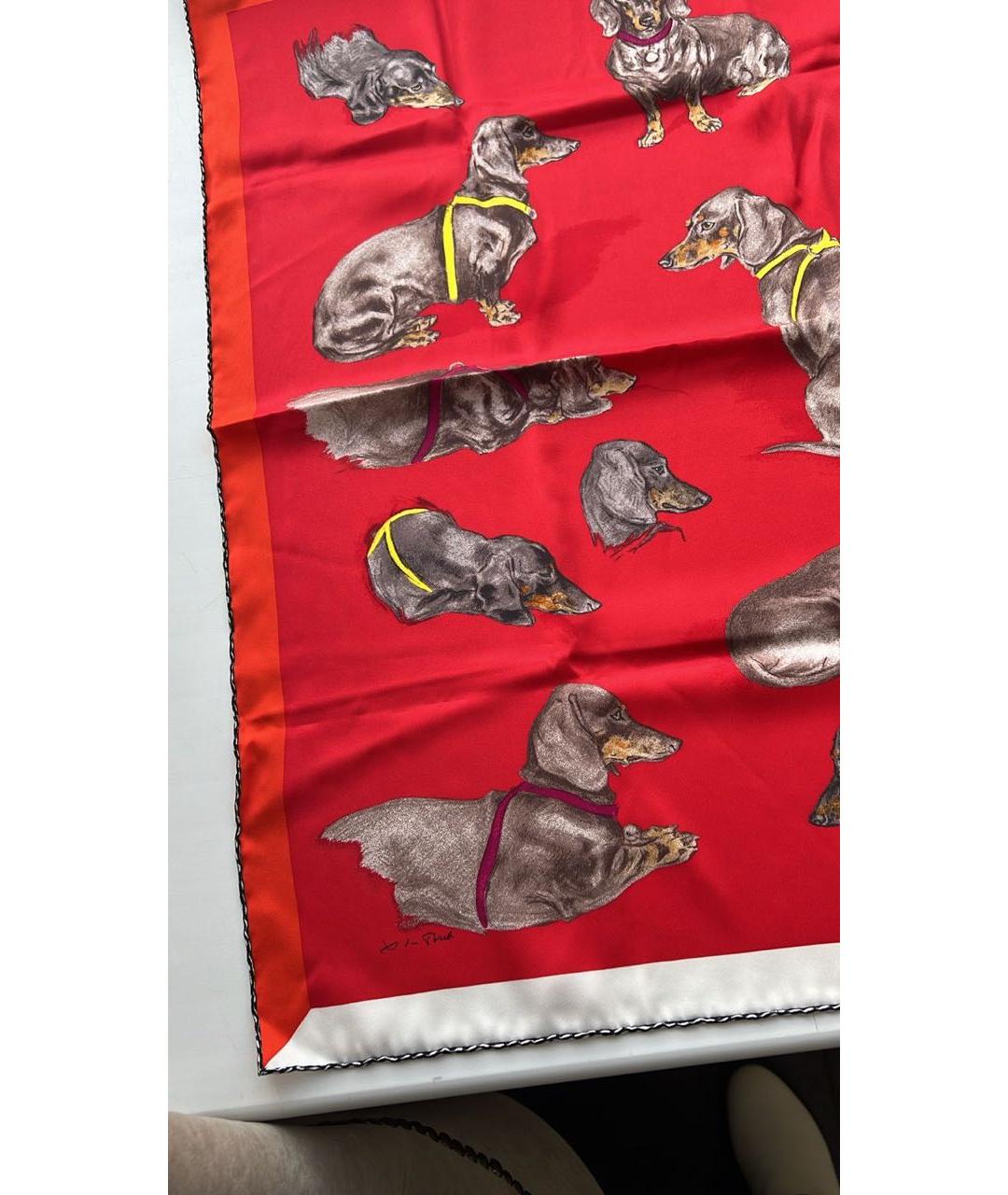 HERMES Шелковый платок, фото 3