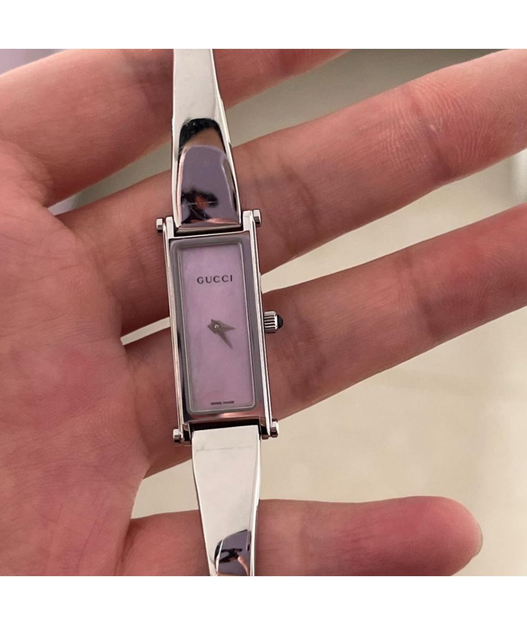 GUCCI Серебряные часы, фото 6