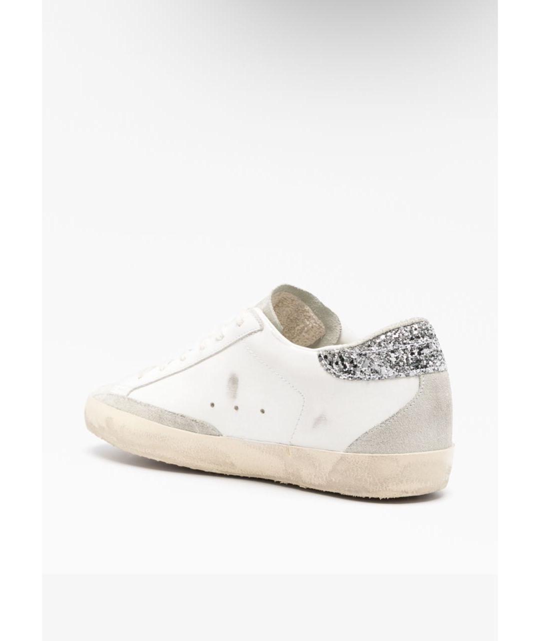 GOLDEN GOOSE DELUXE BRAND Белые кожаные кеды, фото 3