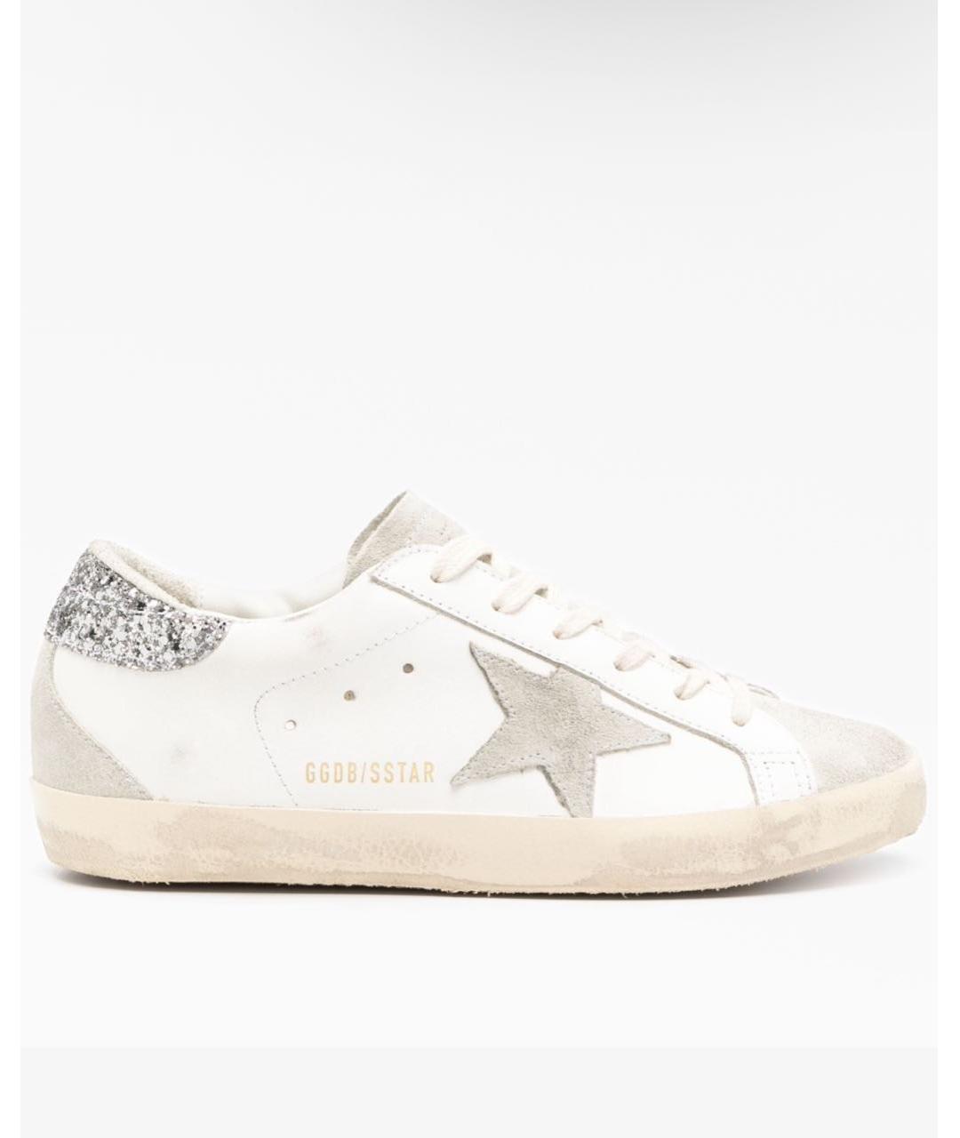 GOLDEN GOOSE DELUXE BRAND Белые кожаные кеды, фото 5