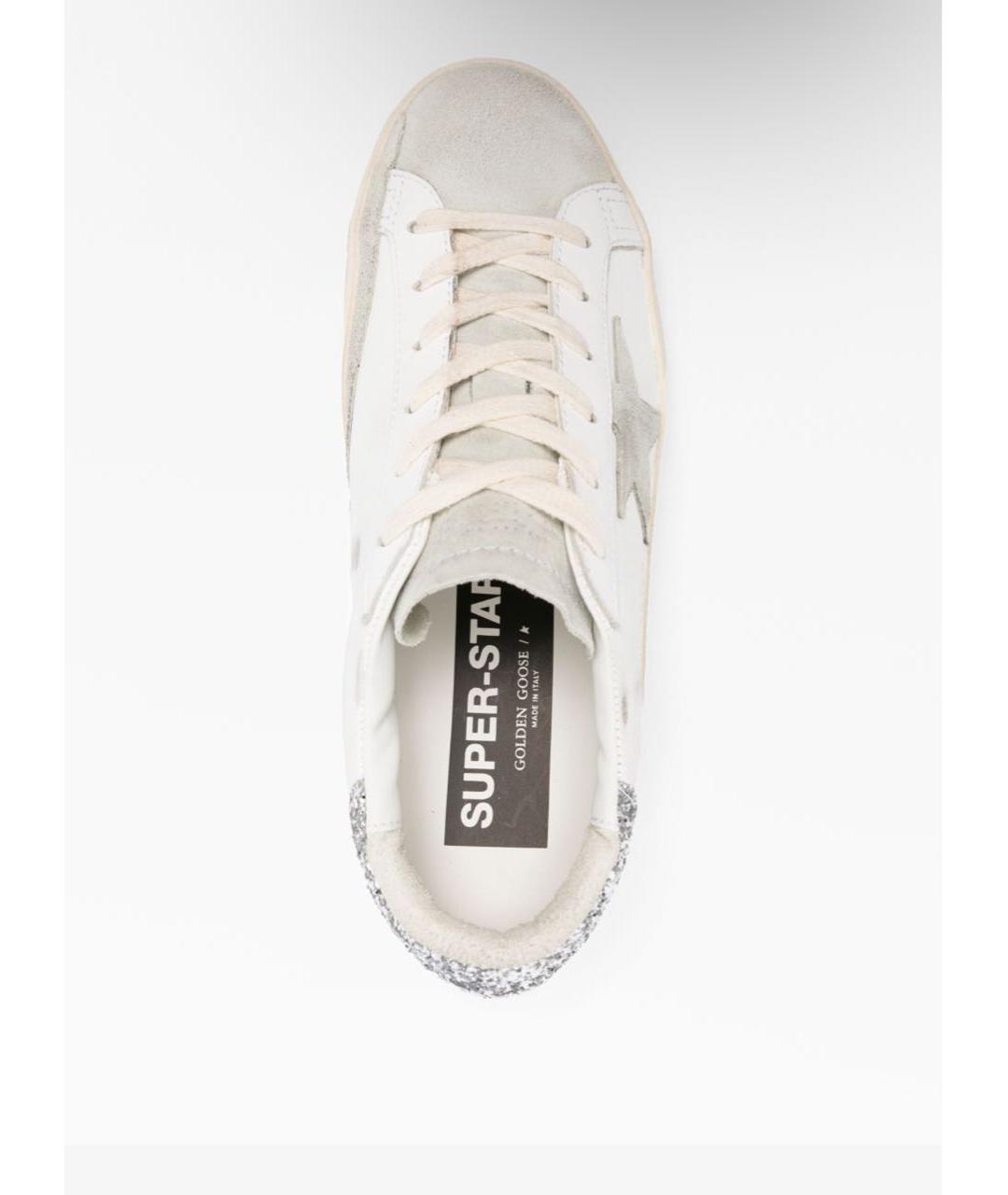 GOLDEN GOOSE DELUXE BRAND Белые кожаные кеды, фото 4