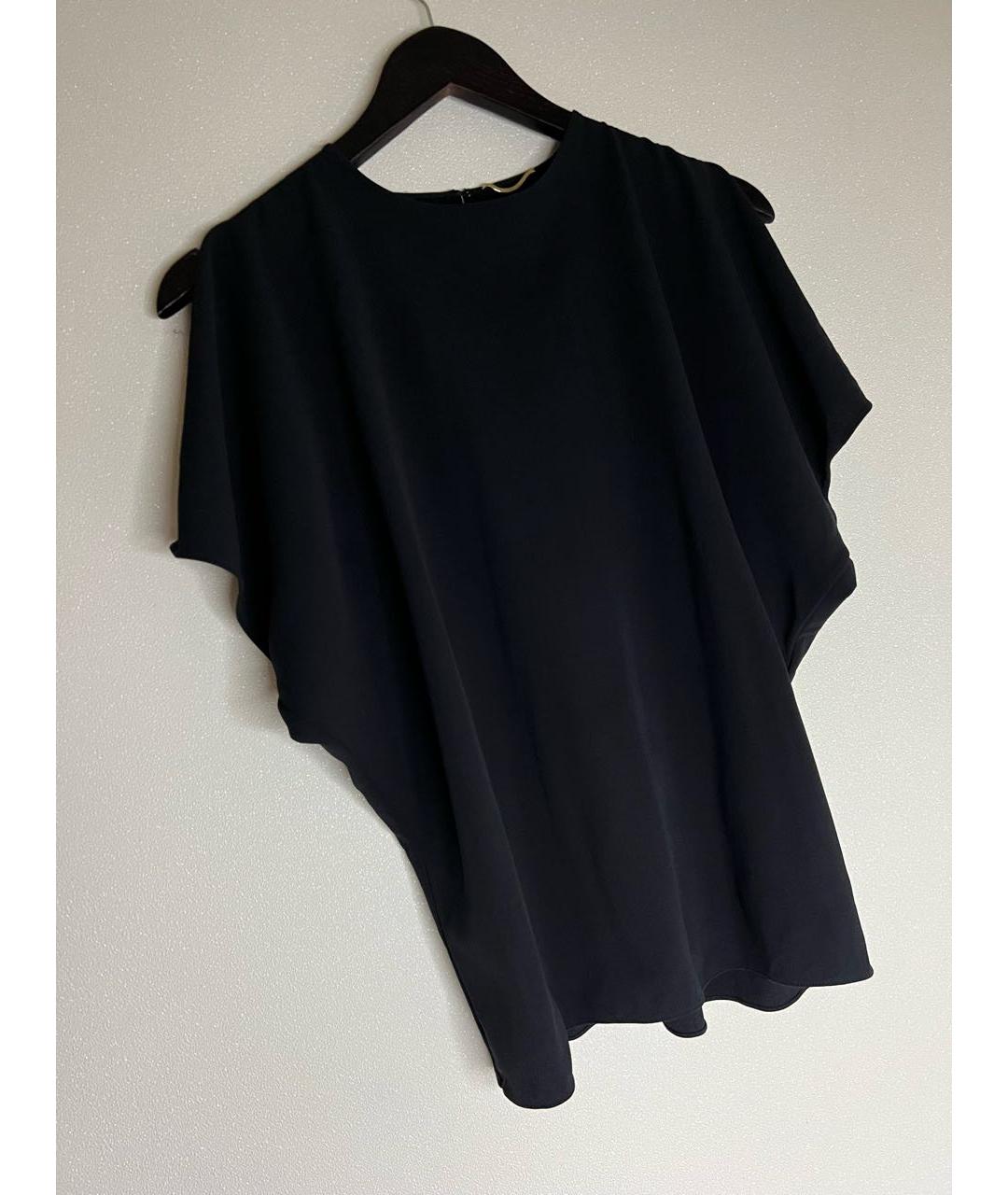 SAINT LAURENT Черная шелковая блузы, фото 3