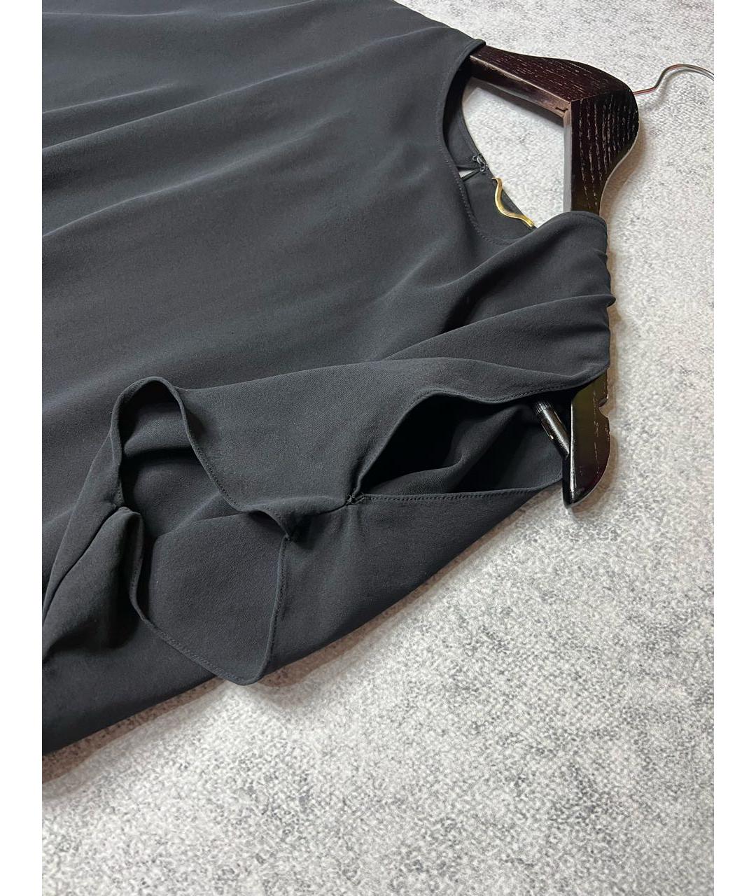 SAINT LAURENT Черная шелковая блузы, фото 6