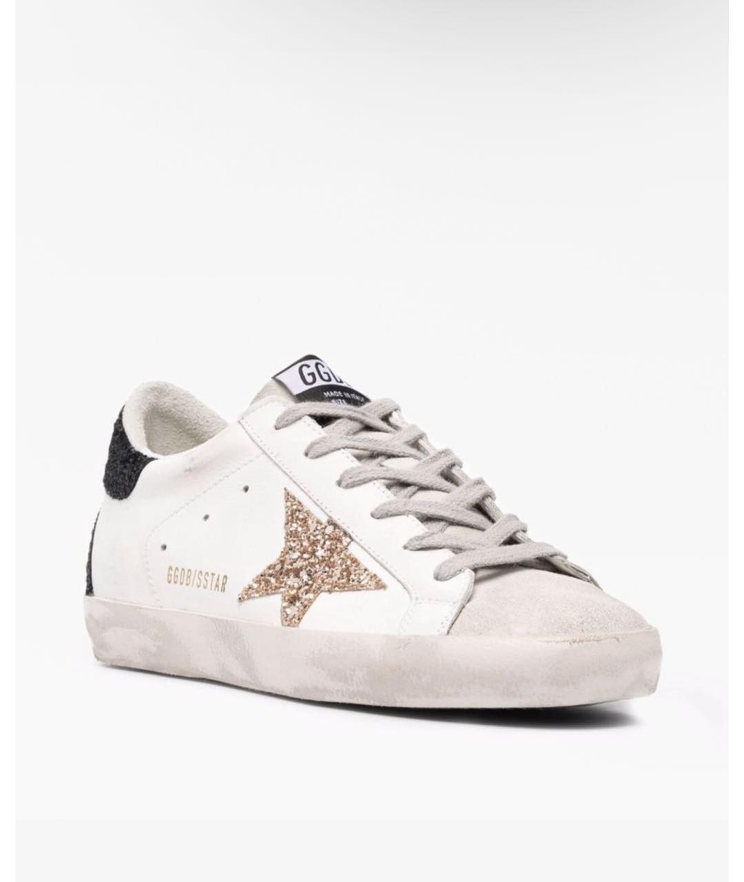 GOLDEN GOOSE DELUXE BRAND Белые кожаные кеды, фото 2