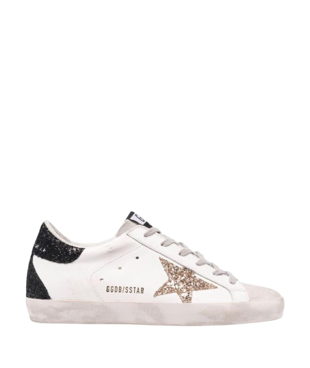 GOLDEN GOOSE DELUXE BRAND Белые кожаные кеды, фото 1