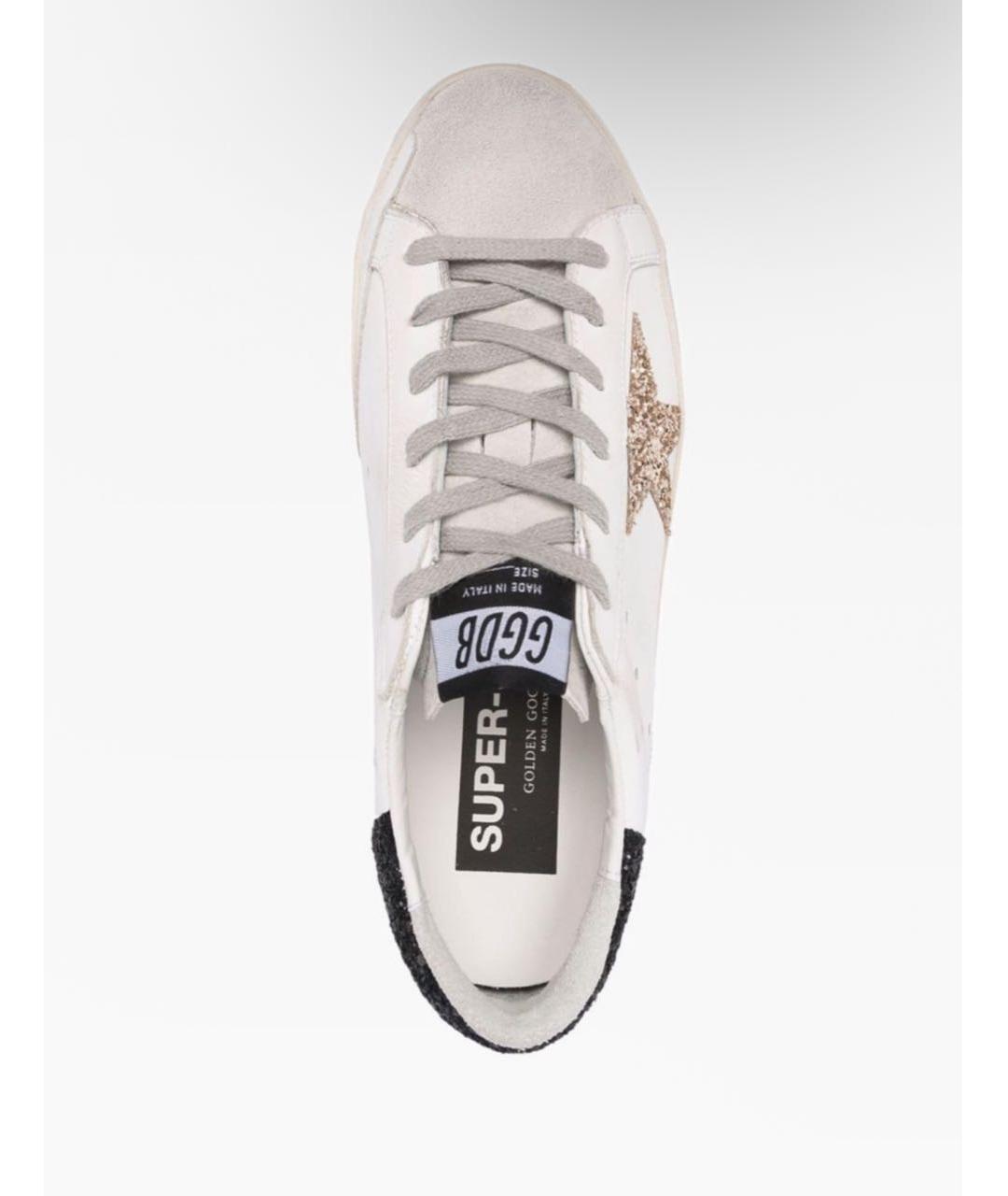 GOLDEN GOOSE DELUXE BRAND Белые кожаные кеды, фото 4