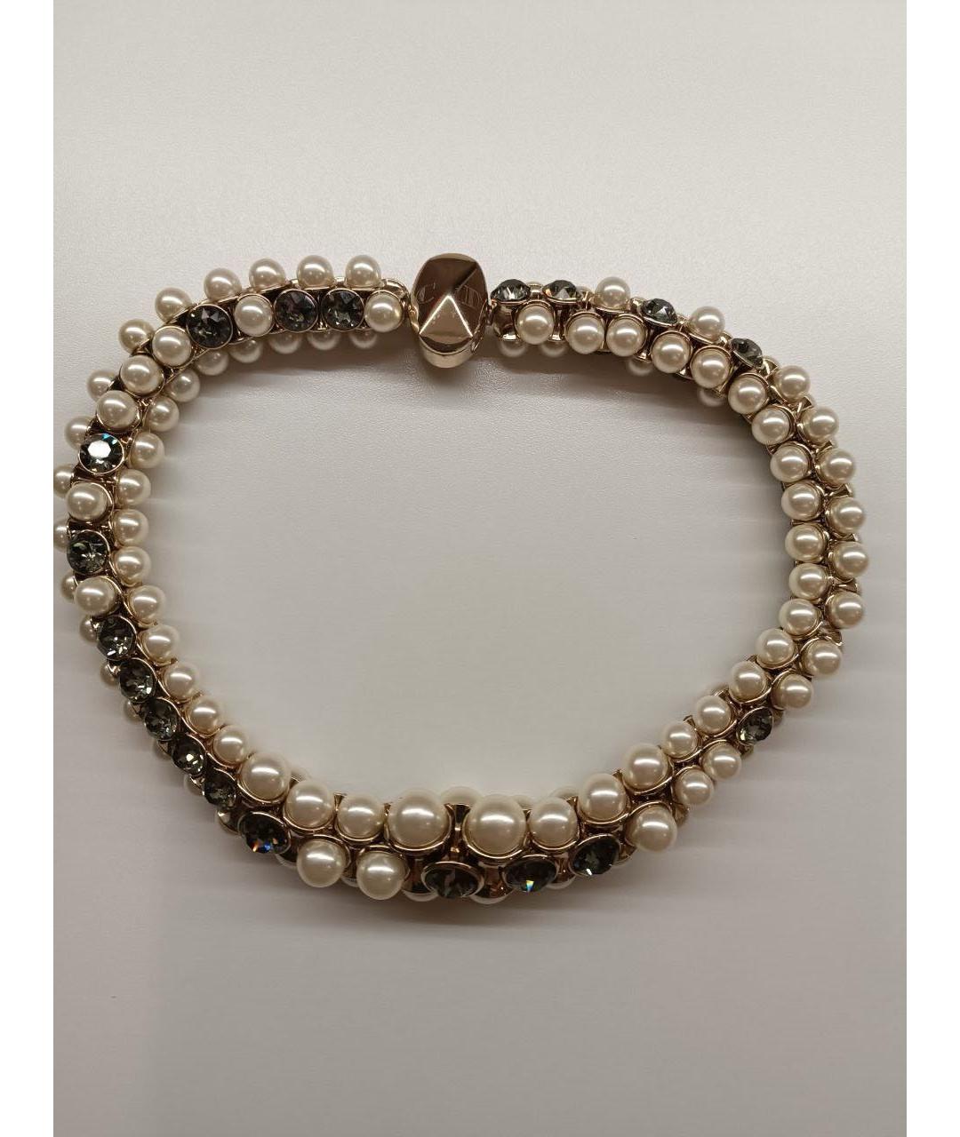 CHRISTIAN DIOR Белое жемчужное колье, фото 7