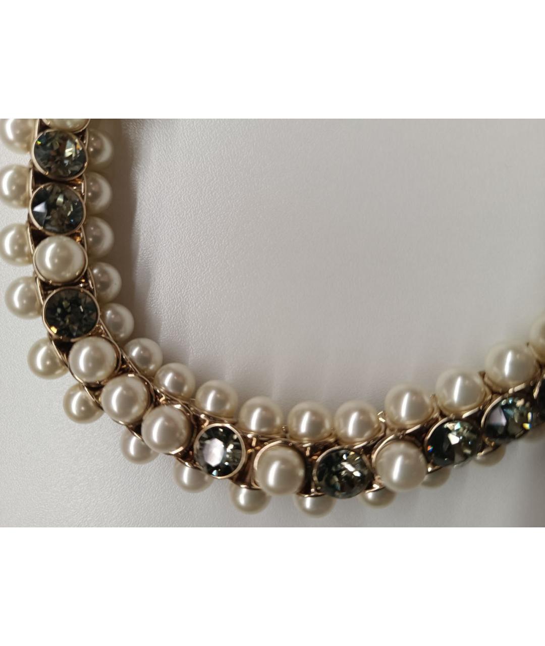 CHRISTIAN DIOR Белое жемчужное колье, фото 4