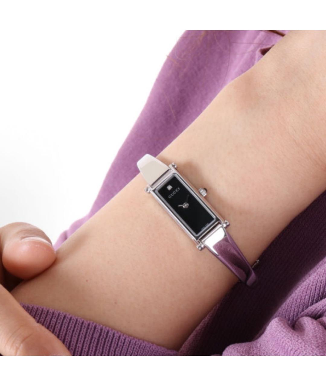 GUCCI Черные часы, фото 4