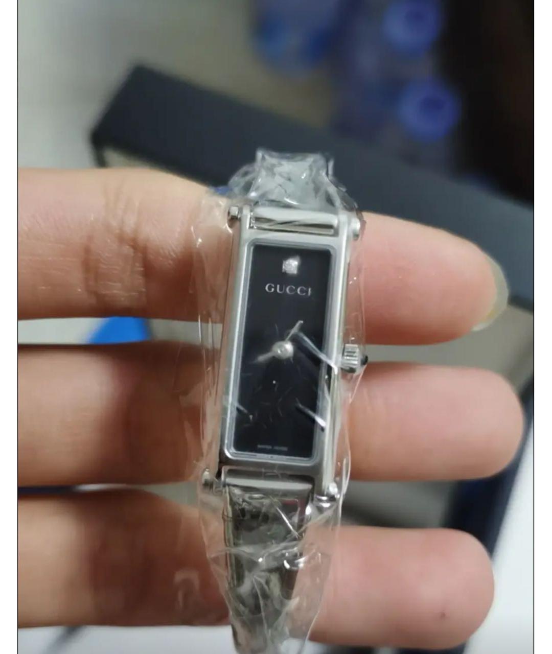 GUCCI Черные часы, фото 6