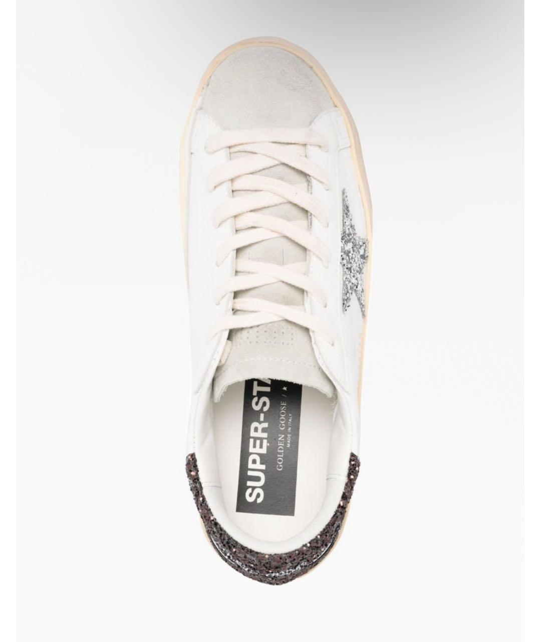 GOLDEN GOOSE DELUXE BRAND Белые кожаные кеды, фото 4