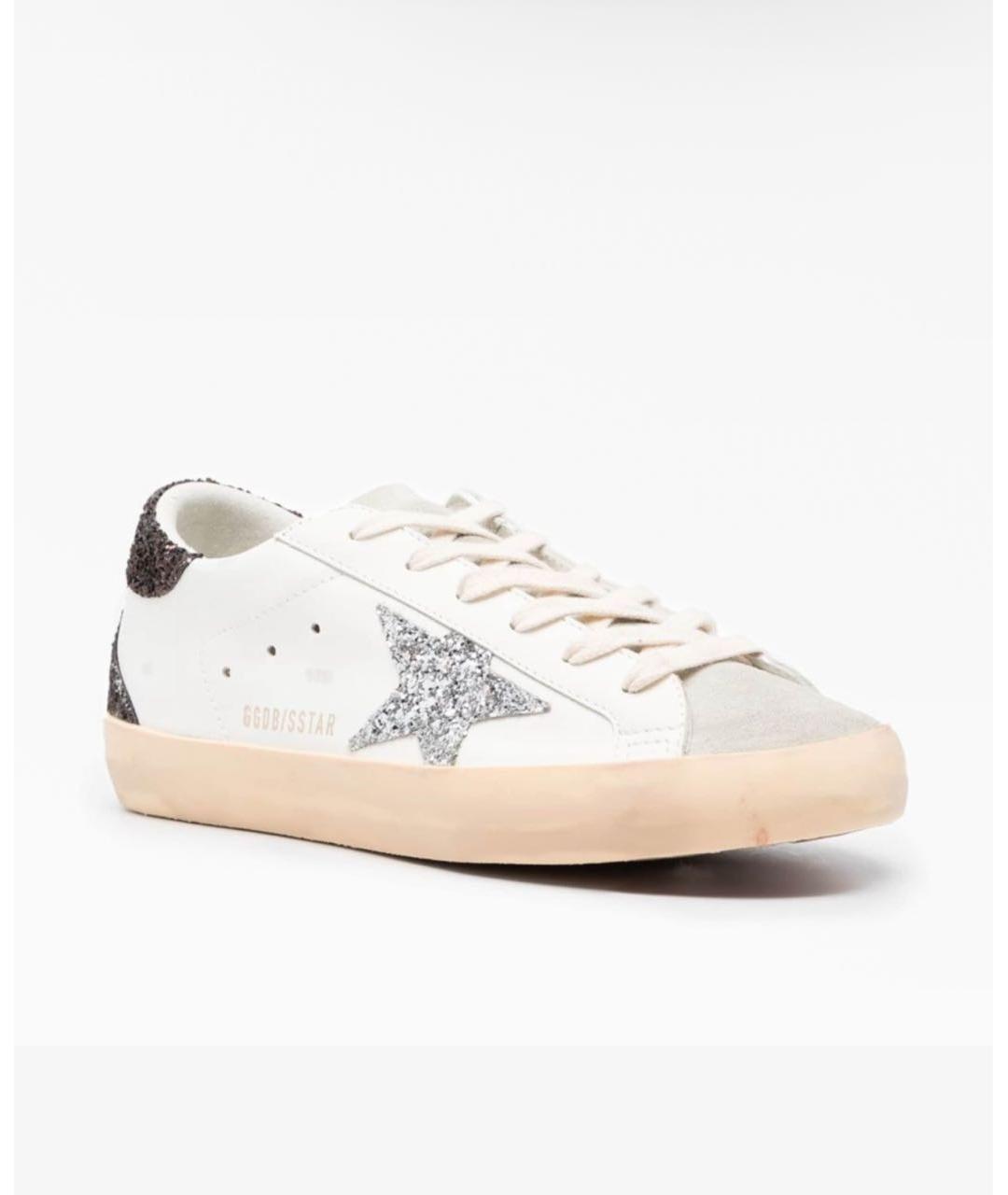 GOLDEN GOOSE DELUXE BRAND Белые кожаные кеды, фото 2