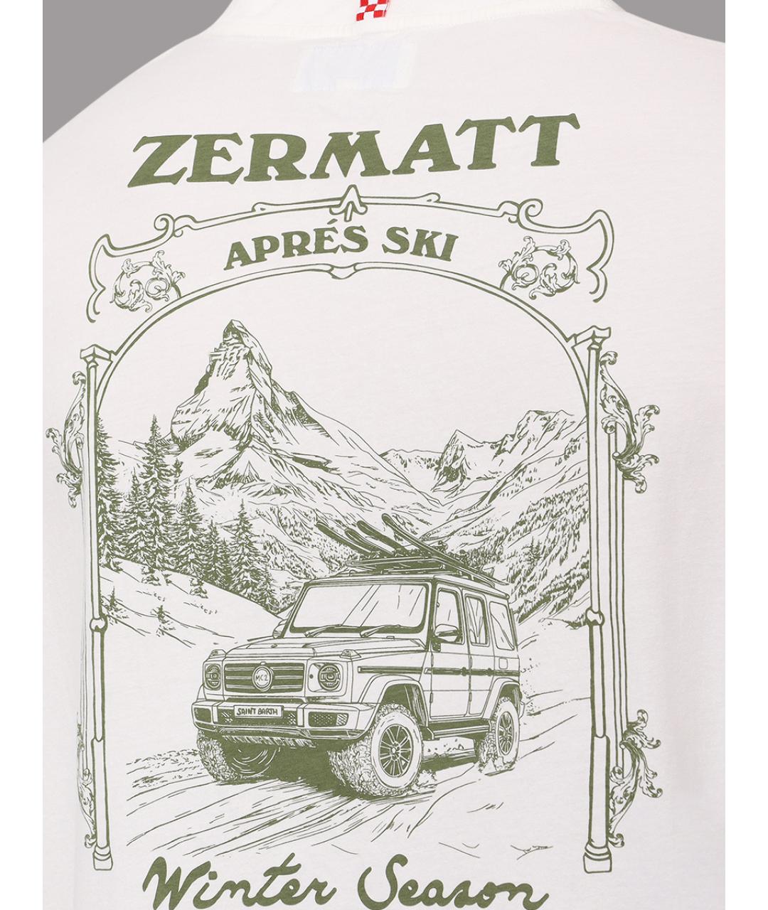 MC2 SAINT BARTH Белое поло с длинным рукавом, фото 4