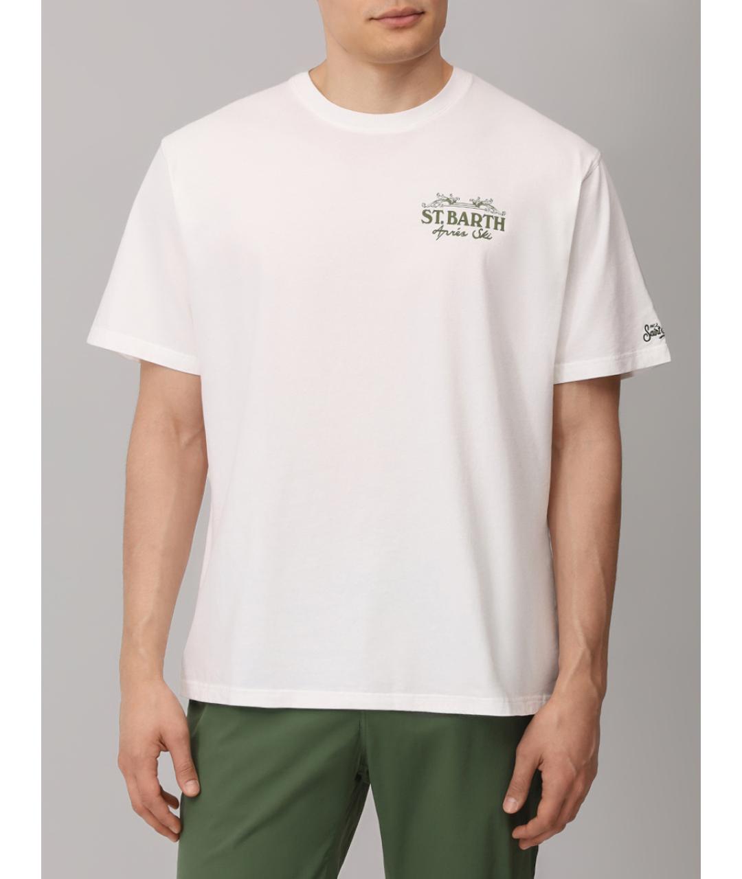 MC2 SAINT BARTH Белое поло с длинным рукавом, фото 3