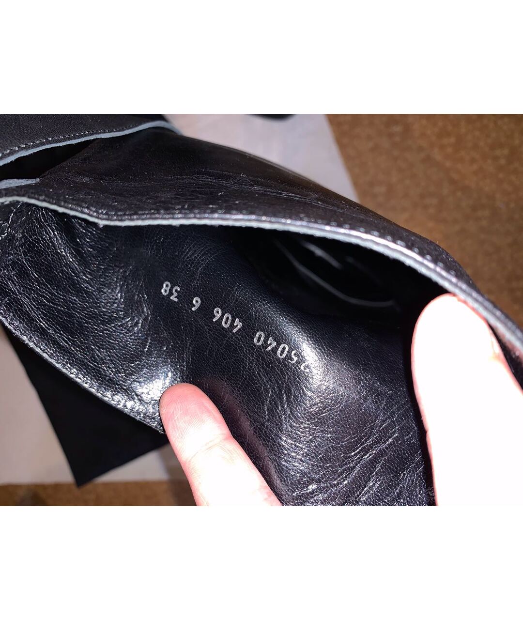 LORIBLU Черные кожаные сапоги, фото 2