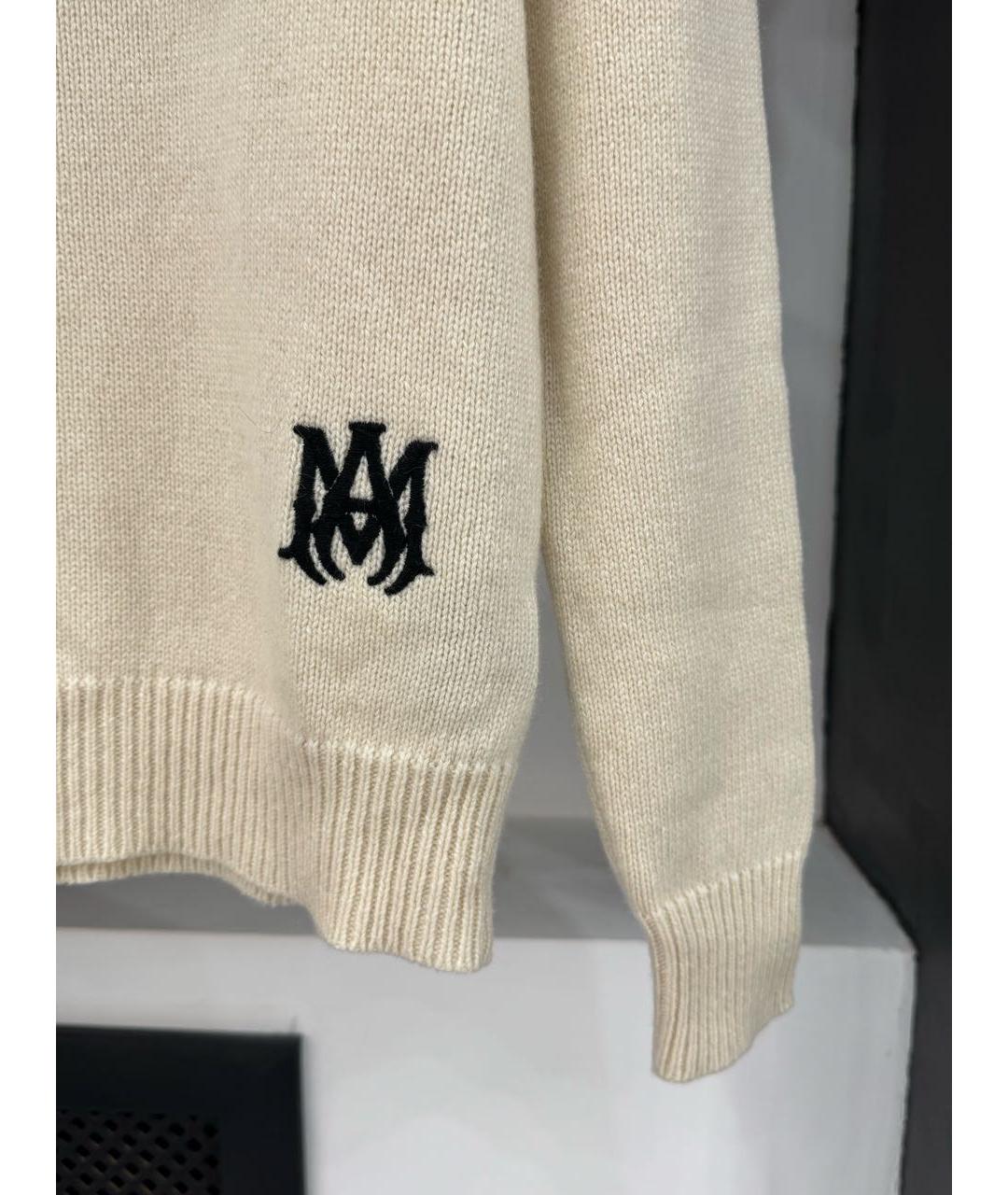 AMIRI Бежевая кашемировая водолазка, фото 3