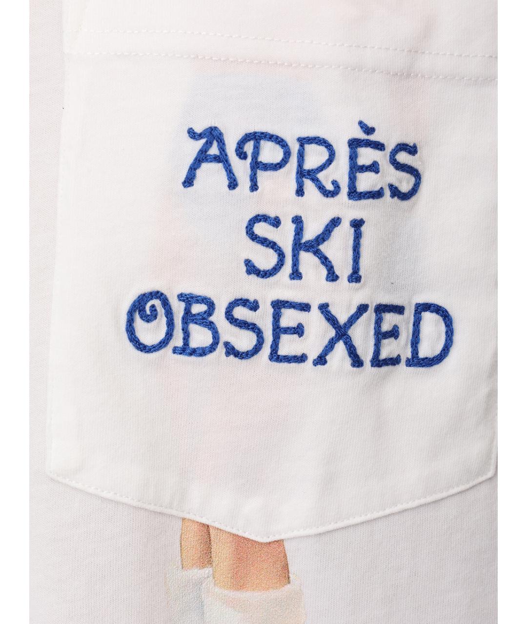 MC2 SAINT BARTH Белая хлопковая футболка, фото 6