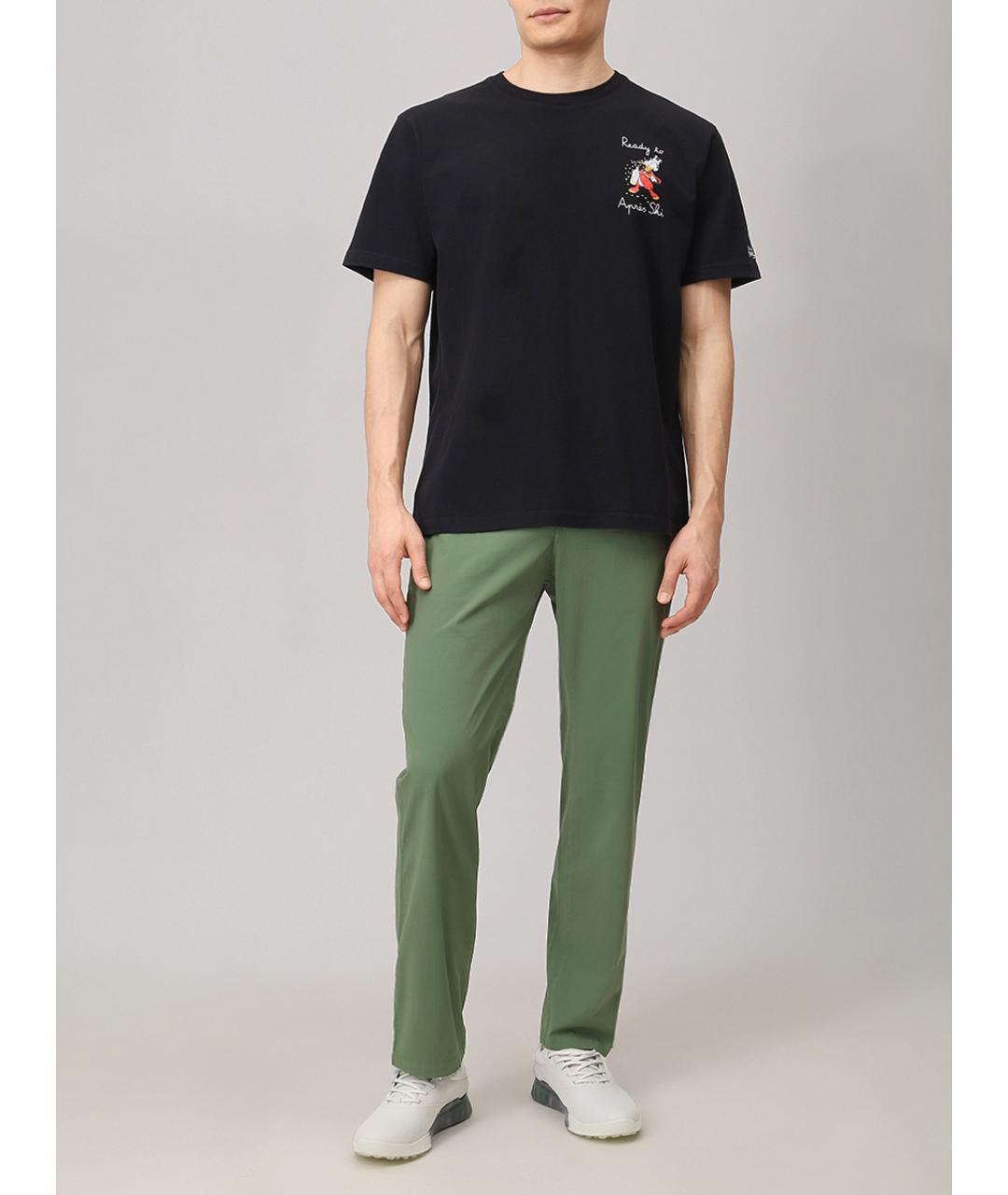 MC2 SAINT BARTH Черная хлопковая футболка, фото 2