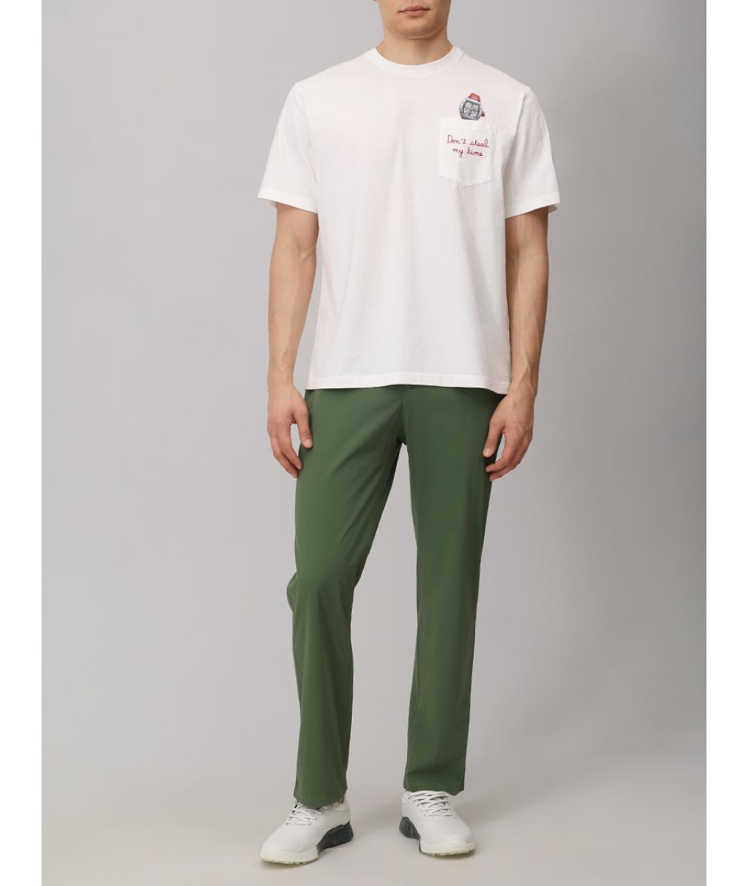 MC2 SAINT BARTH Белая хлопковая футболка, фото 2