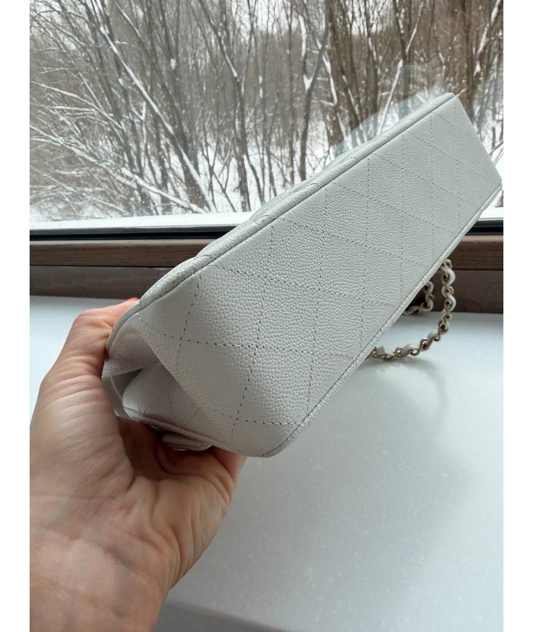 CHANEL Белая сумка через плечо, фото 4