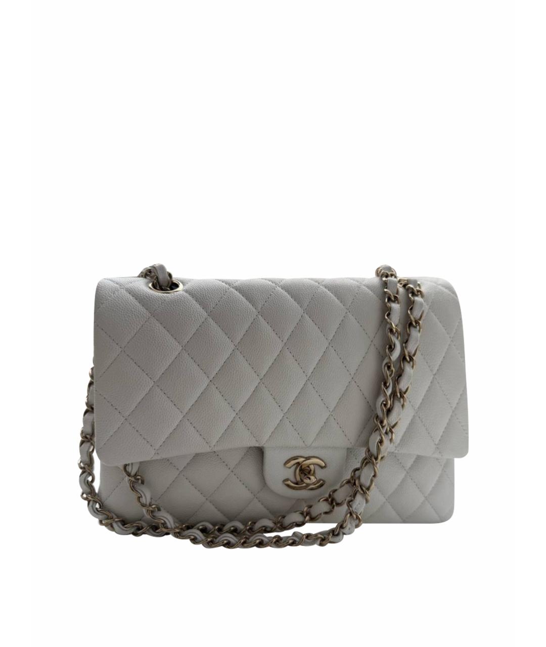 CHANEL Белая сумка через плечо, фото 7