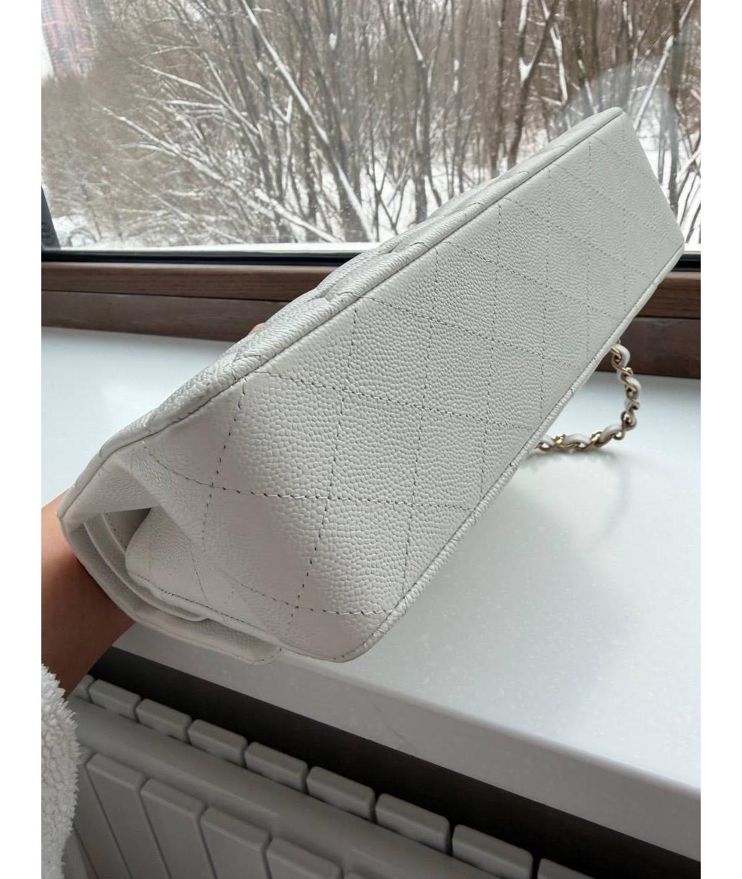CHANEL Белая сумка через плечо, фото 6