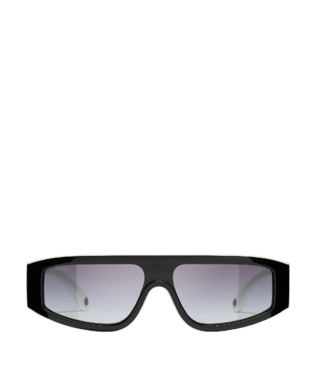 CHANEL Черные пластиковые солнцезащитные очки, фото 6