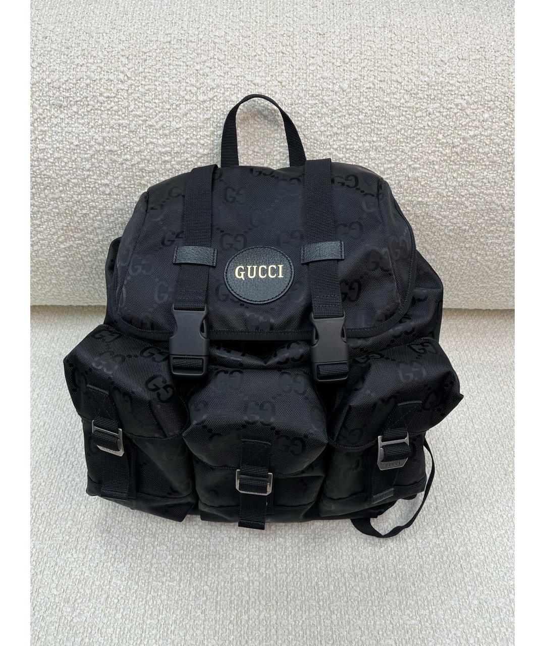 GUCCI Черный тканевый рюкзак, фото 9