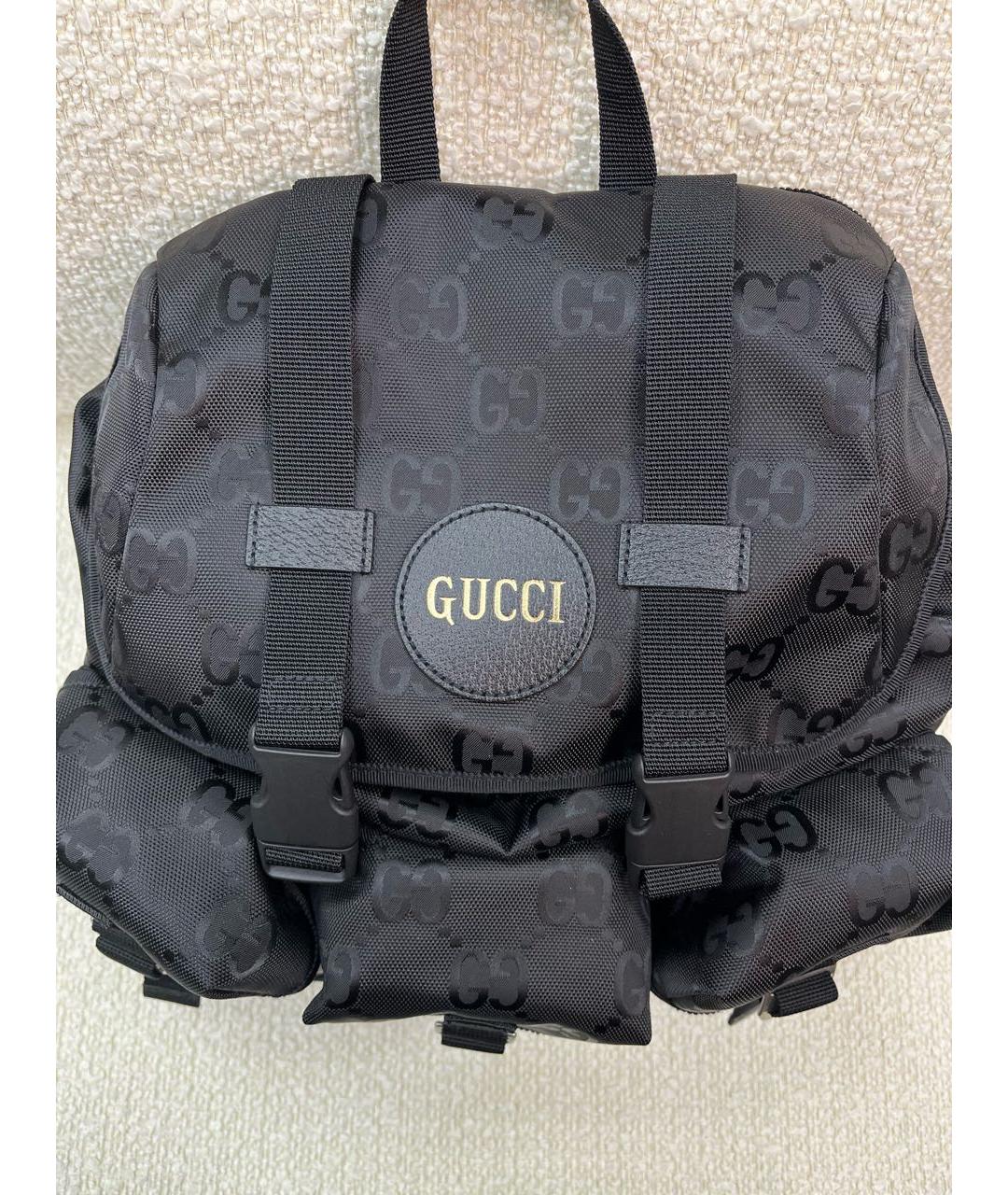 GUCCI Черный тканевый рюкзак, фото 8