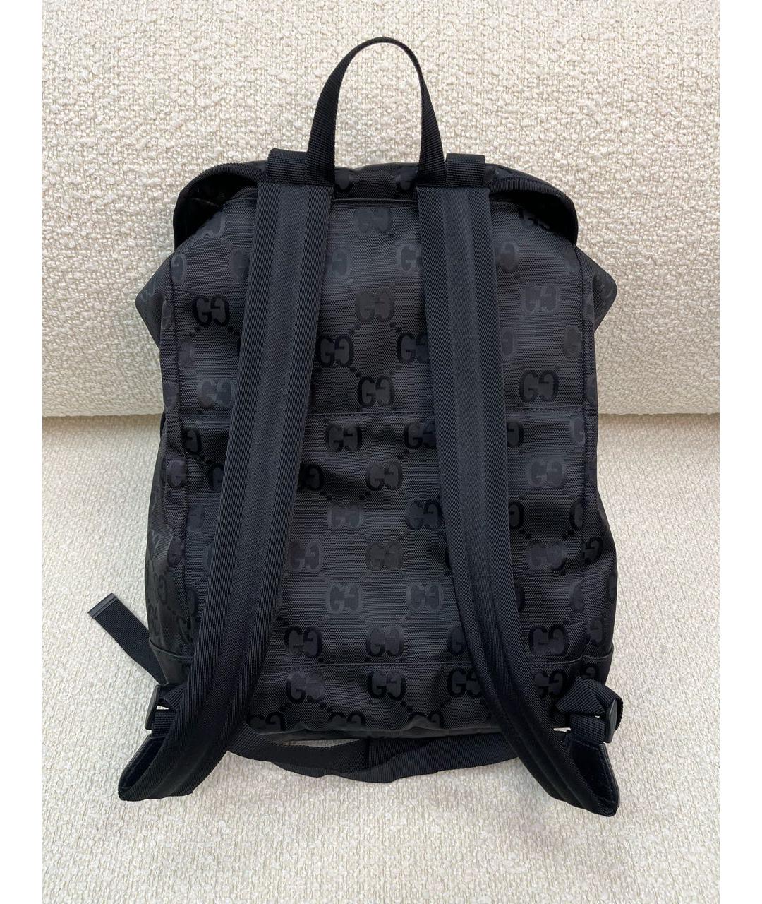GUCCI Черный тканевый рюкзак, фото 3