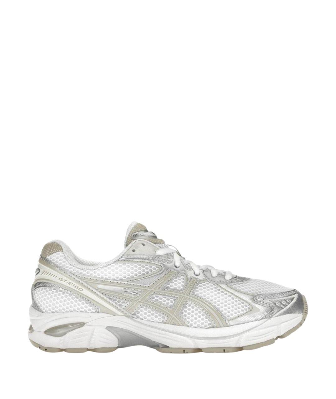 ASICS Белые текстильные кроссовки, фото 1