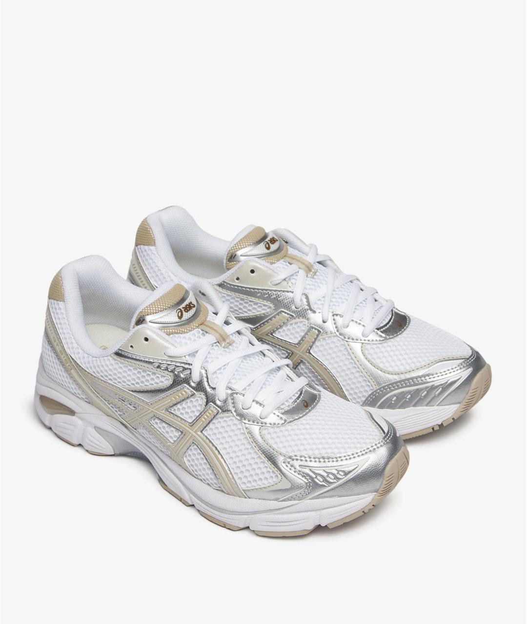 ASICS Белые текстильные кроссовки, фото 3