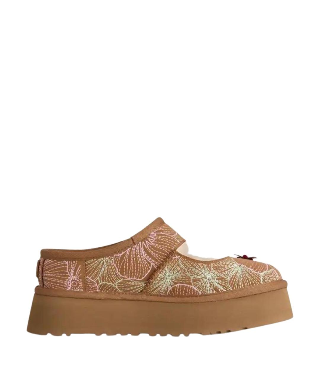 UGG AUSTRALIA Коричневые нубуковые ботинки, фото 1