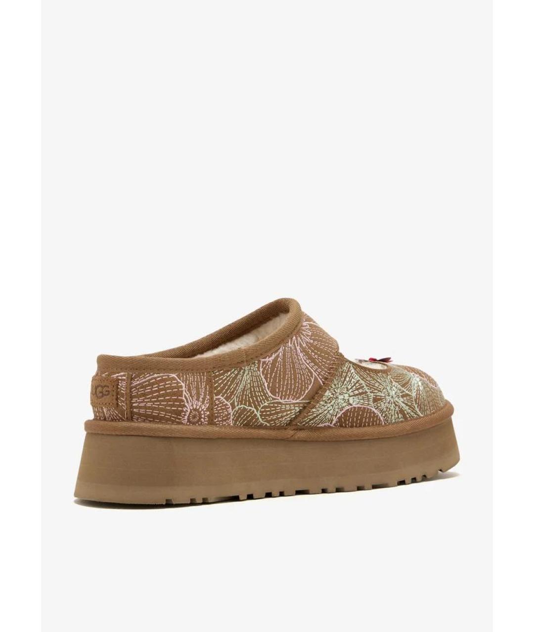 UGG AUSTRALIA Коричневые нубуковые ботинки, фото 3