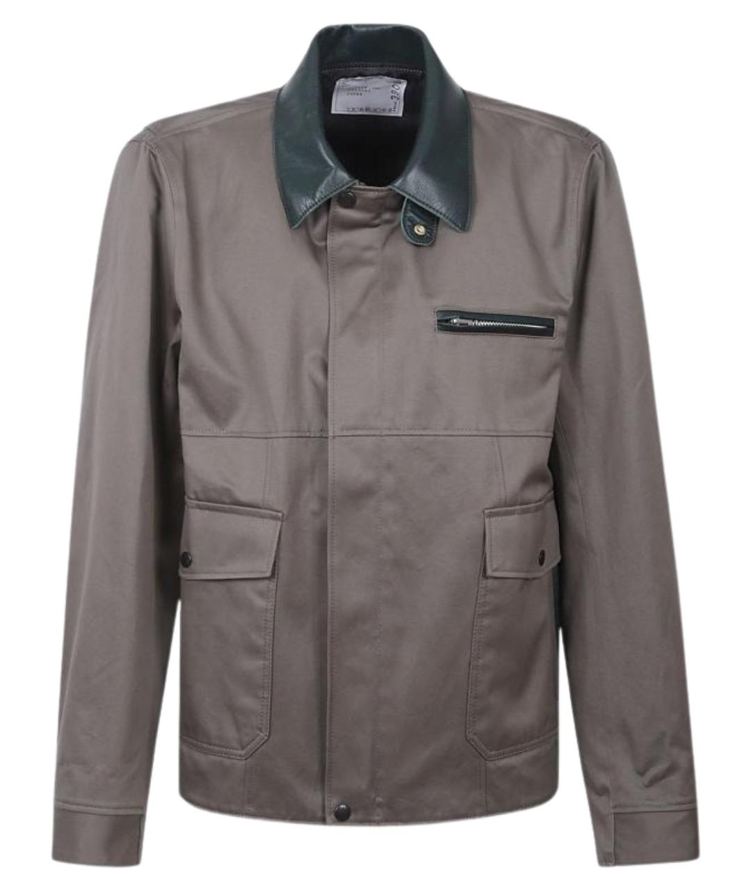 SACAI Серая хлопковая куртка, фото 1