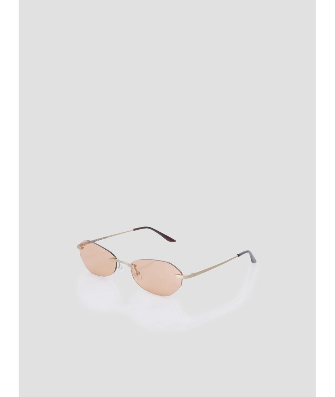 OUR LEGACY Золотые металлические солнцезащитные очки, фото 3