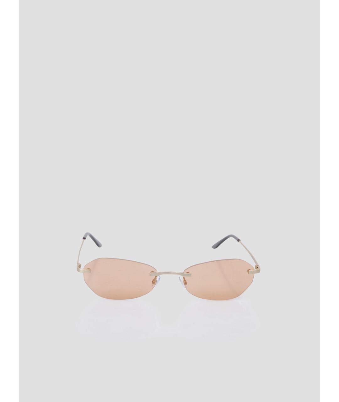 OUR LEGACY Золотые металлические солнцезащитные очки, фото 2