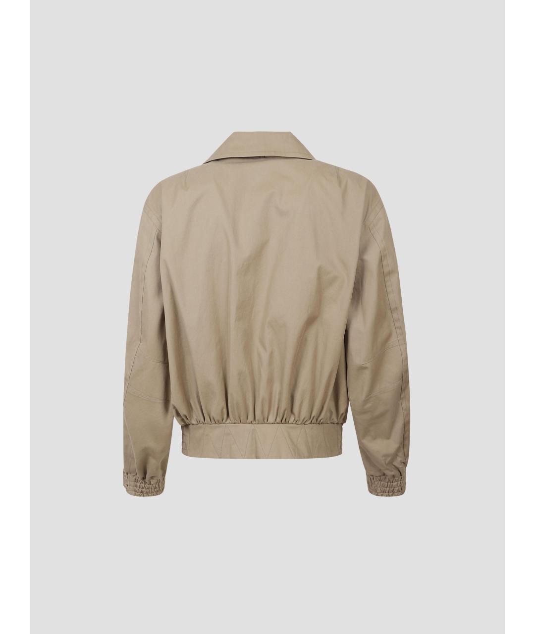 DRIES VAN NOTEN Бежевая хлопковая куртка, фото 2