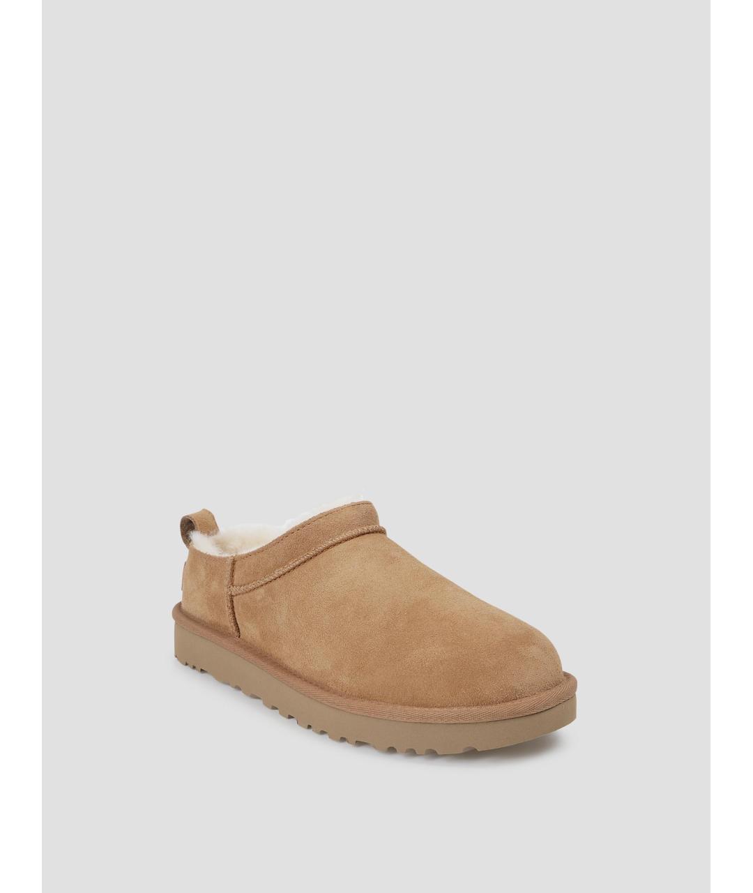 UGG AUSTRALIA Коричневые замшевые ботинки, фото 2