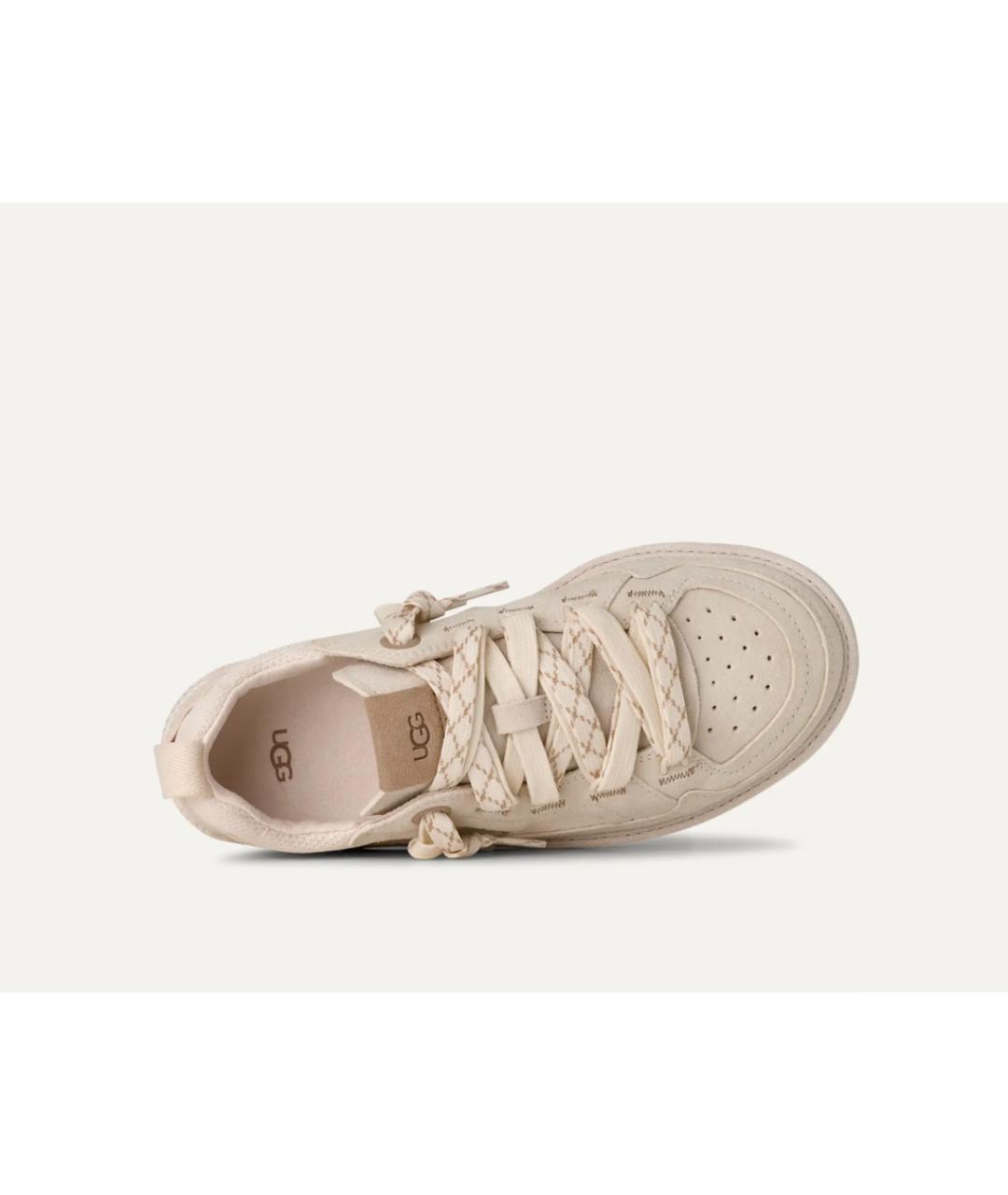 UGG AUSTRALIA Бежевые замшевые кроссовки, фото 3