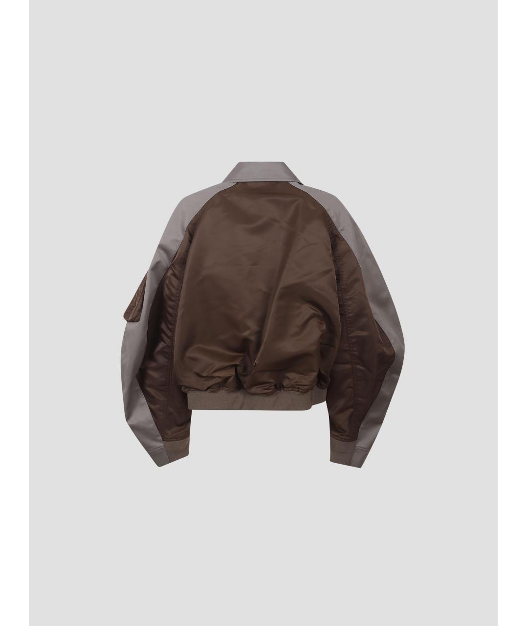 SACAI Коричневая полиамидовая куртка, фото 2