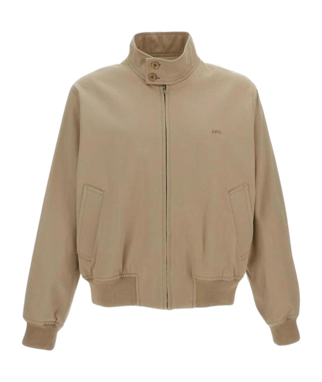 A.P.C. Бежевая хлопковая куртка, фото 1