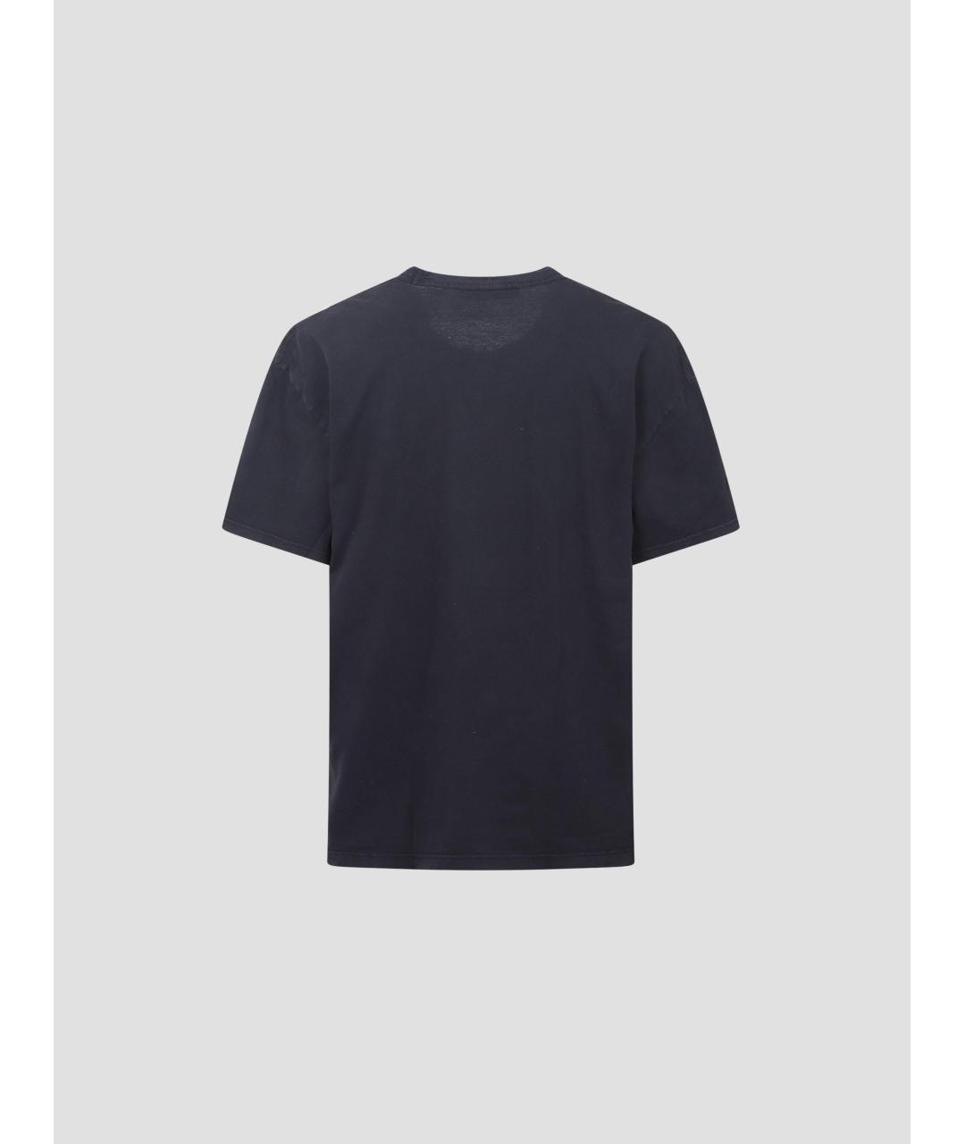 OUR LEGACY Черная хлопковая футболка, фото 2