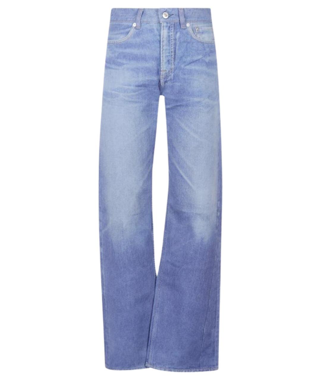 OUR LEGACY Синие хлопковые прямые джинсы, фото 1