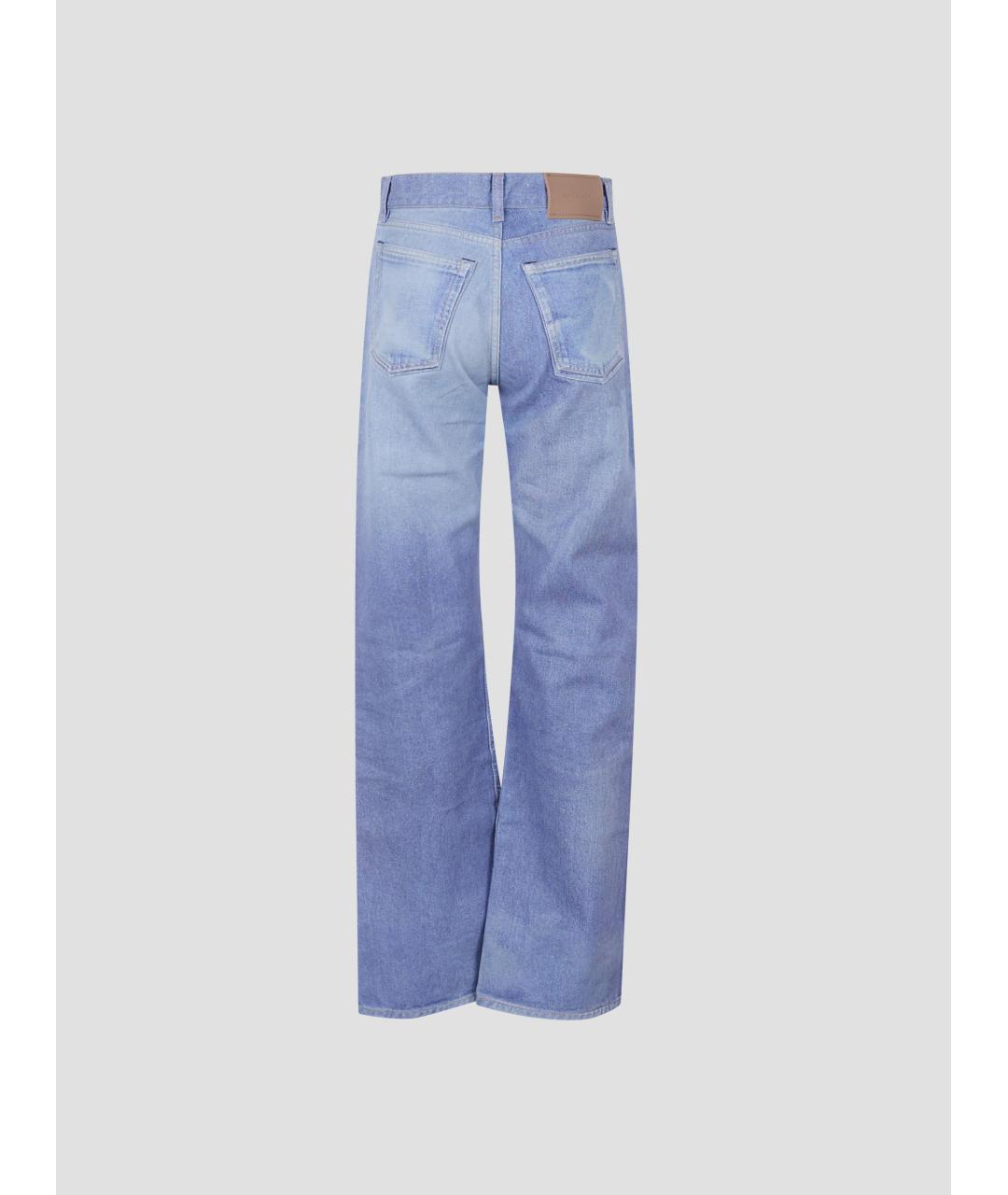 OUR LEGACY Синие хлопковые прямые джинсы, фото 2
