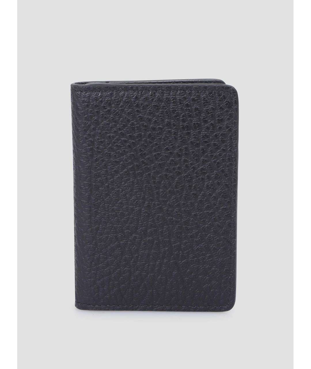 MAISON MARGIELA Черный кожаный кардхолдер, фото 3