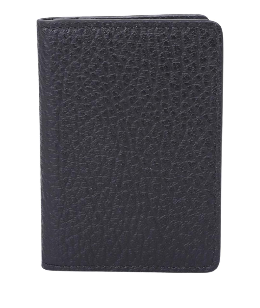 MAISON MARGIELA Черный кожаный кардхолдер, фото 1